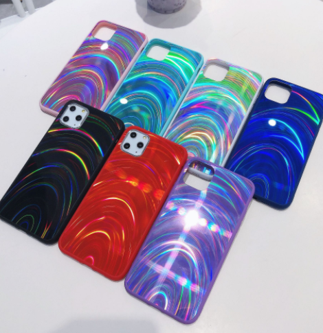 Rainbow Pattern Jelly Shell Case